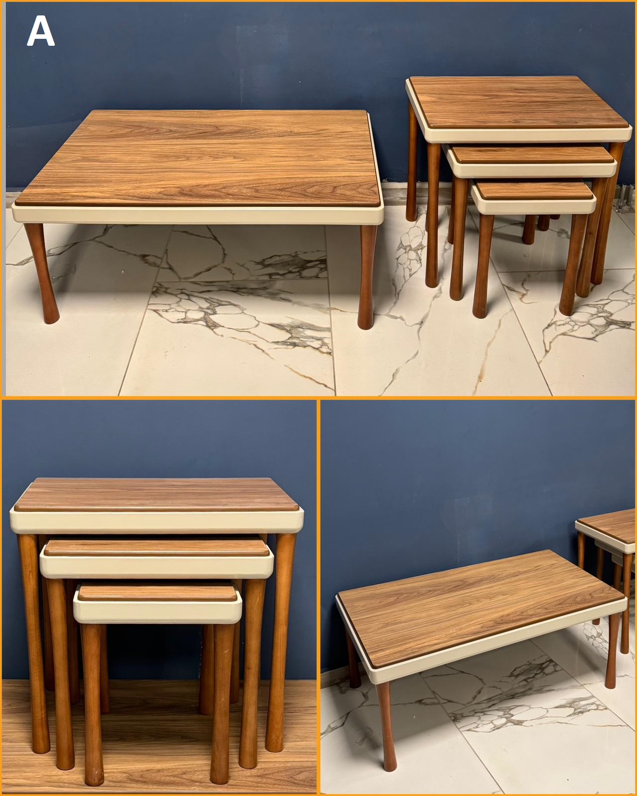 Bohem Zigon Orta Sehpa Set